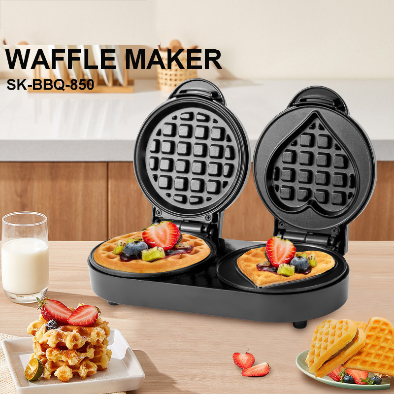 Piastra per Waffle Doppia 110V - Mini Waffle Maker Machine recensione e prezzo