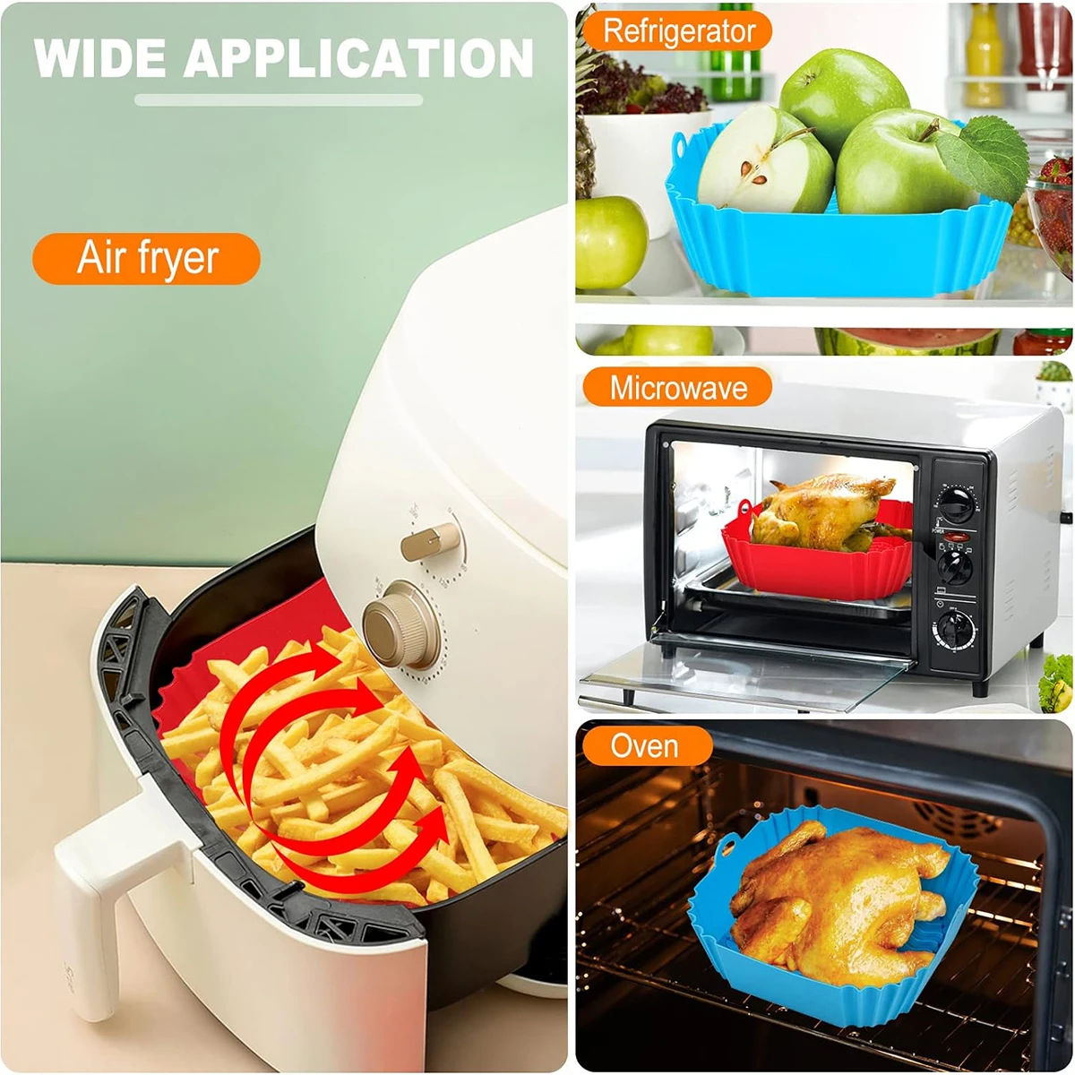 Cestelli in Silicone per Frigg - Air Fryer Silicone Pot Liner recensione e prezzo