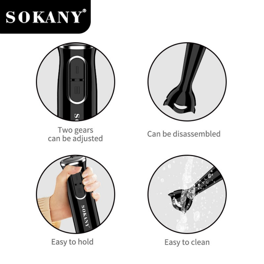 SOKANY SK-1724 Frullatore a Im - Immersion Hand Blender Set recensione e prezzo
